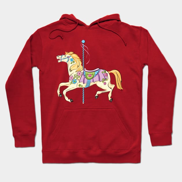 Carousel Horse Hoodie by SWON Design